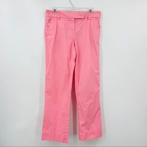 VINEYARD VINES Pink 100% Cotton Straight Leg Pants